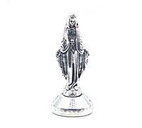 CENPEK Lot de 5 statues de la Vierge Marie Notre-Dame de Lourdes - Ornement religieux - Figurine de 5 cm