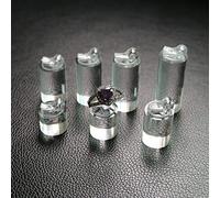 CENPEK Lot de 7 présentoirs cubiques en acrylique transparent pour bijoux, bagues, boucles d'oreilles