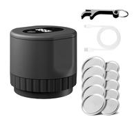 CENPEK Machine De Scellage Sous Vide Électrique Pour Bocaux Mason Machine D'Emballage Sous Vide Avec Couvercles De Bocaux De 8 Pièces Scelleuse Alimentaire Pour Bocaux Kerr Mason Jar