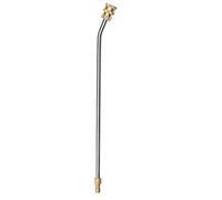 CENPEK Nettoyeur haute pression pour gouttière - 35 cm - En acier inoxydable - Poignée d'extension coudée - Nettoyeur haute pression - Tige de nettoyage de gouttière (libération rapide de 1/4")