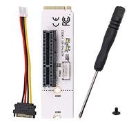 CENPEK NGFF M2 vers PCI-e 4X 1X Slot Riser Card M Key M.2 2260 2280 SSD Port vers PCIE Adaptateur convertisseur multiplicateur pour miner BTC