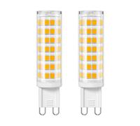 CENPEK Pack de 2 Ampoule LED G9 Dimmable 9W Equivalent Ampoule Halogène 80W Blanc Froid 6500K, 220V-240V