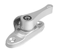 CENPEK Serrure de fenêtre à Guillotine Traditionnelle en Chrome Poli, loquet de Fixation avec vis de Fixation pour Cadres en Bois, Aluminium, PVC, Vinyle, Lot de 2 serrures de fenêtre en Croissant