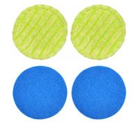 CENPEK Tampon de Nettoyage Rond pour Sol, Balai à récurer réutilisable de 16 cm et tête de Balai Rotatif électrique Compatible pour Le Nettoyage des sols