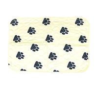 CENPEK Tapis antidérapant pour cage de chien et chat - Tapis lavable et respirant - Pour dressage de chien - Jaune