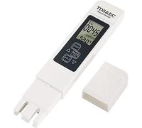 CENPEK TDS EC Testeur professionnel 3 en 1 pour la qualité de l'eau avec écran LCD numérique TDS et EC pour eau potable, aquariums, hydroponie, piscines, spas