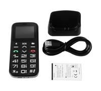 CENPEK Téléphone Portable Senior 4G Téléphone À Gros Boutons Débloqué Noir Batterie 1000mAh Bouton SOS Station De Charge pour Personnes Âgées Téléphone Portable Simple Basique