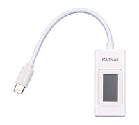 CENPEK USB C Testeur Compteur Type-C Compteur de Courant 4-30V 0-6.5A PD QC USB Power Meter Capacité Testeur de Tension (Blanc)