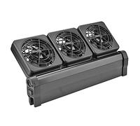 CENPEK Ventilateur de refroidissement réglable pour aquarium, 2 niveaux pour eau salée/eau douce (3 ventilateurs)