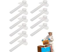 cenrf Mangeoire d'eau pour abeilles | Lot de 10 mangeoires d'eau en forme de bec de canard | Mangeoire pratique pour miel de ruche, outils d'apiculture