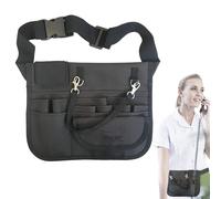 CENRF Sac de poche pour infirmières ceinture - Sac de taille réglable pour infirmières avec plusieurs compartiments - Sac de rangement professionnel pour les soins infirmiers pour