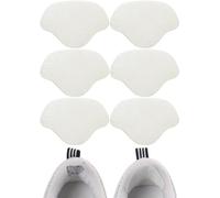 CENSIVI 3 Paires Réparation de Talon de Chaussure Patch - Patch de Prévention Trous de Chaussures, Autocollants à Talons Patchs Talon Auto-Adhésif, Coussinets Réparation Talon, Blanc
