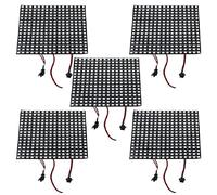 Censous 5pcs 16X16 SK6812 WS2812B Panneau LED Flexible Adressable Écran Pixel Numérique DC5V