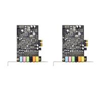 Censous Lot de 2 cartes son PCI-E 7.1 canaux stéréo PCI-E 7.1 canaux audio CM8828