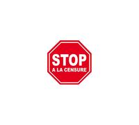 Censure - 10x10cm - Sticker/Autocollant