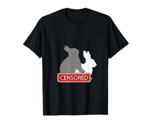 Censure ed Rabbits Sex - Années du lapin coquines T-Shirt