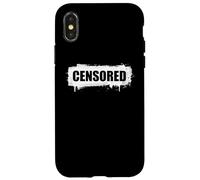 Censure Humour Dire Fanatique Coque pour iPhone X/XS