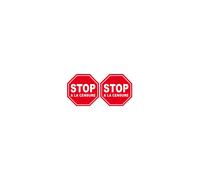 Censure Stop - 5x5cm - Sticker/Autocollant