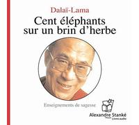 Cent Elephants Sur Un Brin D'herbe
