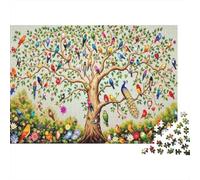 Cent Oiseaux Face à l'arbre Puzzle 1000 Pièces Adultes Animaux Puzzles 1000 Pièce Jeu Éducatif Cadeau 70x50cm/1000pcs