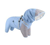 Cent Veste pour Chiens Tout Temps de Manteau, Manteau de Pluie à Animaux de Compagnie avec Un Trou pour la Laisse | Cladage de Chiens à Vent, de Chien réfléchissant avec Capuche pour Petit, m