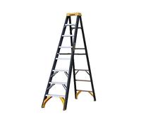 Centaure Escabeau Swing Pro – en fibre de verre, 7+1 marches, hauteur d'accès 3,40 m