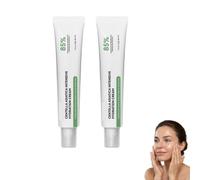 Centella Asiatica Crème d'hydratation intensive pour peaux sensibles - Hydratant apaisant pour le visage avec Centella Asiatica et acide hyaluronique - Crème d'hydratation en profondeur (2 pièces)