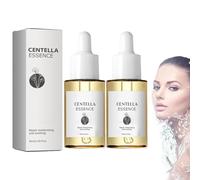 Centella Essence 30 ml Sérum pour le visage Centella Ampoules Sérum réparateur Hydratant et apaisant Extrait d'Asie Anti-âge Sérum hydratant pour le visage (2 pièces)