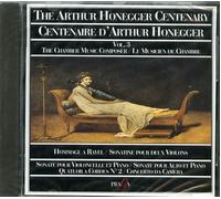 Centenaire D'arthur Honegger - Vol.3 Le Musicien De Chambre