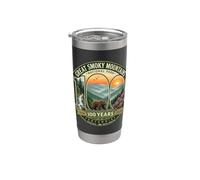 Centenaire du centenaire du parc national des Great Smoky Mountains Gobelet isotherme en acier inoxydable double paroi