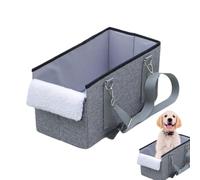 Center Console Cat Seat, Small Dog Car Seat, Folding Cat Dog Seat, Console Pet Carrier, Travel Cat Seat, Folding Center Console Cat Seat for Pets Weighing Under 6,5 Kg During Road Trips