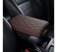 Center Console Cover with Memory Foam Comfort, Height Increase Car Armrest Cushion, Universal Console Cover Pad for Long Drives & Daily Commuters (33 * 17 * 5 cm,Coffee)