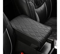 Center Console Cover with Memory Foam Comfort, Height Increase Car Armrest Cushion, Universal Console Cover Pad for Long Drives & Daily Commuters (33 * 17 * 5 cm,Black)