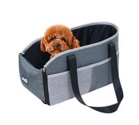 Center Console Dog Seat for Small Dog, Removable Cushion Pet Carrier for Car Interior, Small Dog Cat Seat for All Seasons, Ideal for Balcony, Bedroom, and Travel Use