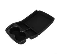 Center Console Storage Box for pour kia EV9 2023+ ABS Black Center | Maximizes lower console space, holds cups and coins, custom fit for EV9, easy pour access while driving