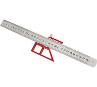 Center Gauge 12in 45��� 90��� Line Ruler Measuring Scribing Tool for Woodworking Marking