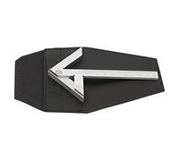 Centering 100x70mm, Center Finder Tool, Angle Measurement with Engraving, Made of Plated Carbon Steel for Metalworking and Woodworking