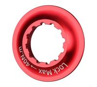 Centerlock Adaptateur de frein à disque à 6 boulons pour roues de route VTT et cyclocross avec support ISO 6 boulons (A-Rouge)