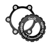Centerlock Adaptateur pour moyeu de vélo 54 mm | Adaptateur pour moyeu de vélo d'aluminium, avec Conversion à 6 boulons, Distance Centrale 44 mm, Acier Inoxydable pour Joint, VTT, VTT