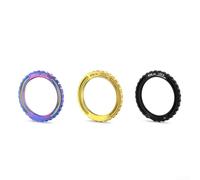 Centerlock Rotors Anneau de verrouillage central pour freins à disque Écrou et couvercle pour ensembles de roues Campagnolo CP, filetage M34 x P0,75, outil compatible avec BBT-9 (couleur)