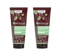 Centifolia | Lot de 2 Laits Soin Démêlants Douceur Sans Rinçage 200 ml | Cheveux normaux | Kératine végétale & Protéines d’amande BIO | Hydrate, démêle et adoucit | Leave-in vegan