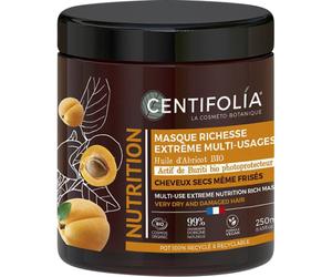 Centifolia Nutrition Masque Richesse Extrême Multi-Usages Cheveux Secs Même Frisés Pot 200ml