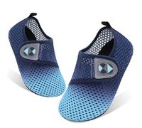 Centipede Demon - Chaussures aquatiques respirantes à séchage rapide pour enfants et grands enfants, bleu, 1-2 Big Kid