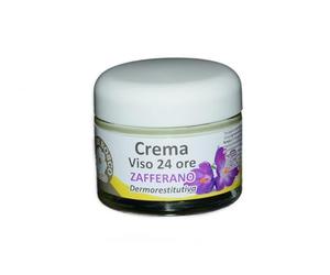 Centisia Crème Visage 24 Heures Safran Dermorestitutive 50ml - Émulsion Hydratante Anti-âge avec Stigmates Purs de Safran, Collagène, Élastine et Huile de Bourrache - Peau Sèche