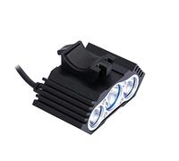 Centitenk Étanche Bike Light 3xT6 LED Avant Phare vélo 4 Modes de sécurité Nuit à vélo Lampe Torche USB Power