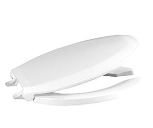 Centoco 820STSS-001 Abattant WC en plastique avec façade ouverte Blanc