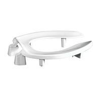 Centoco Lunette WC surélevée en plastique de 5,1 cm et 7,6 cm sans couvercle, conforme à la norme ADA, siège d’assistance médicale, très résistant 300 et 500 modèles Blanc, 3" Lift, blanc, 1