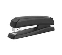 Centra, Agrafeuse de bureau demi-bande, plastique, 20 feuilles 80g/m², pour agrafes 24/6-26/6, Noir, 623669
