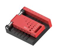 Centrage professionnel de trous en métal pour appareils - Barre ronde - Système de perçage central - Avec design ergonomique pour des tâches précises - Travail du bois - Localisateur de trous de