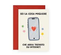 Central 23 Biglietto Amore Esilarante Best Thing I’ve Found On The Internet Carino Partner Anniversario Cartolina Idea Regalo Con Adesivi Di